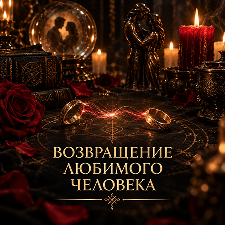 ВОЗВРАЩЕНИЕ ЛЮБИМОГО ЧЕЛОВЕКА. Помощь в сфере Любовной Магии.