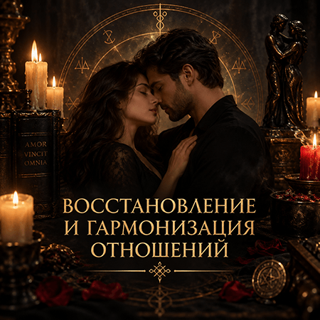 ВОССТАНОВЛЕНИЕ И ГАРМОНИЗАЦИЯ ОТНОШЕНИЙ. Помощь в сфере Любовной Магии.